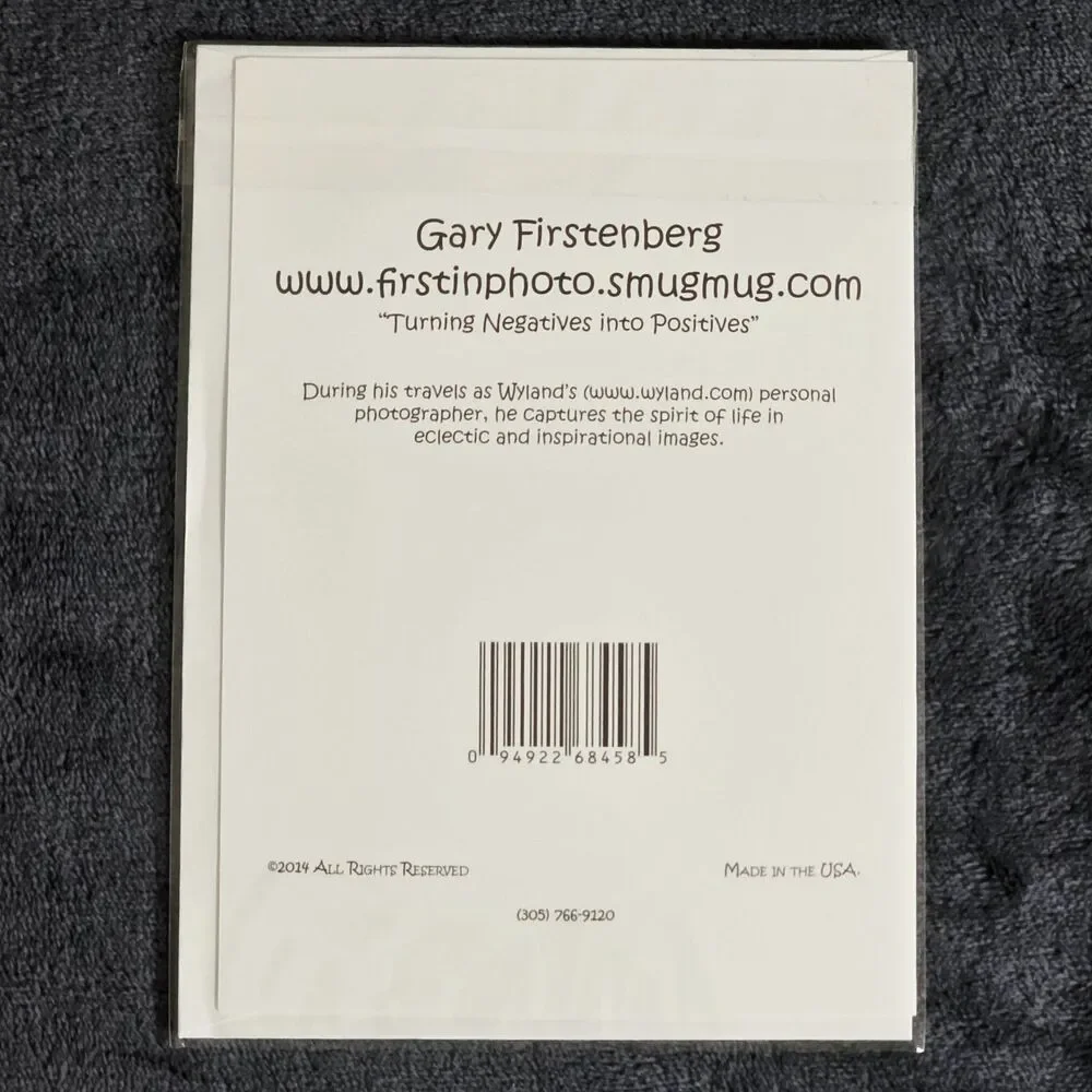 5 Gary Firstenberg greeting cards Turning Negatives Into Positives 2019 Signed